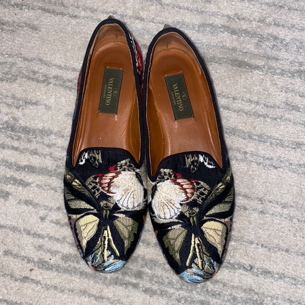 Valentino butterfly loafers
